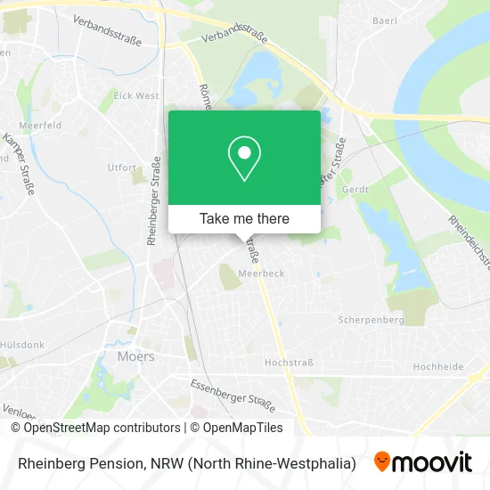Карта Rheinberg Pension