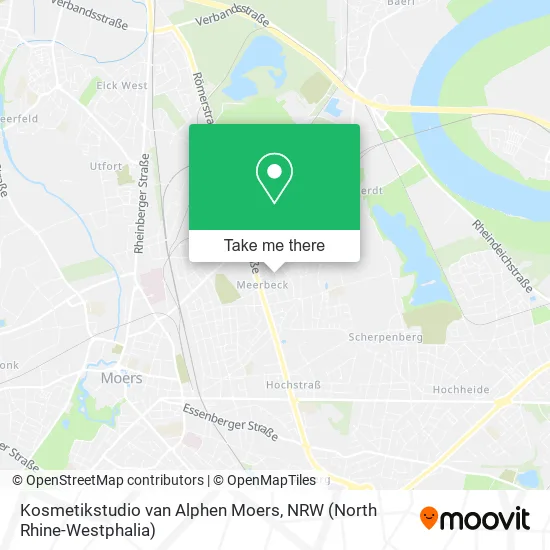 Карта Kosmetikstudio van Alphen Moers