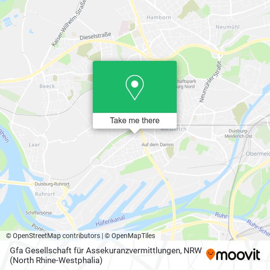 Gfa Gesellschaft für Assekuranzvermittlungen map