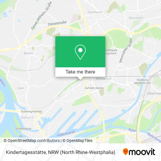 Карта Kindertagesstätte