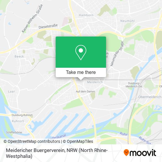 Meidericher Buergerverein map