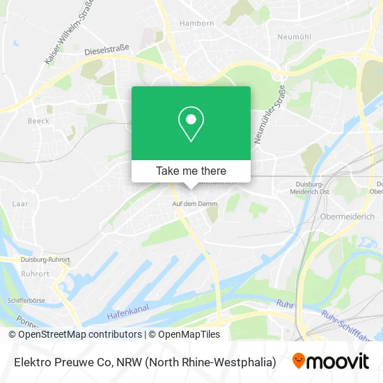 Карта Elektro Preuwe Co