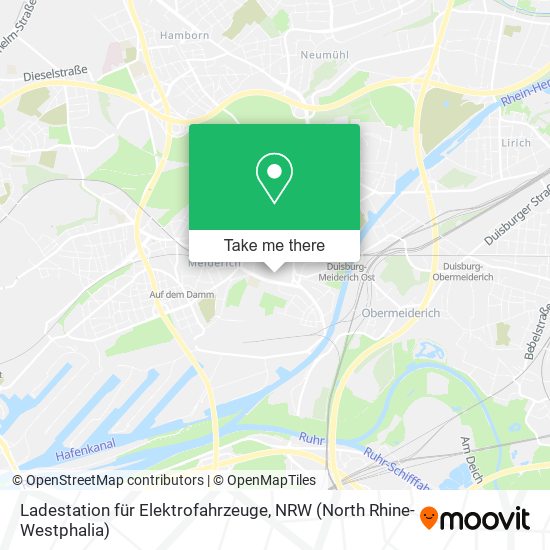 Ladestation für Elektrofahrzeuge map