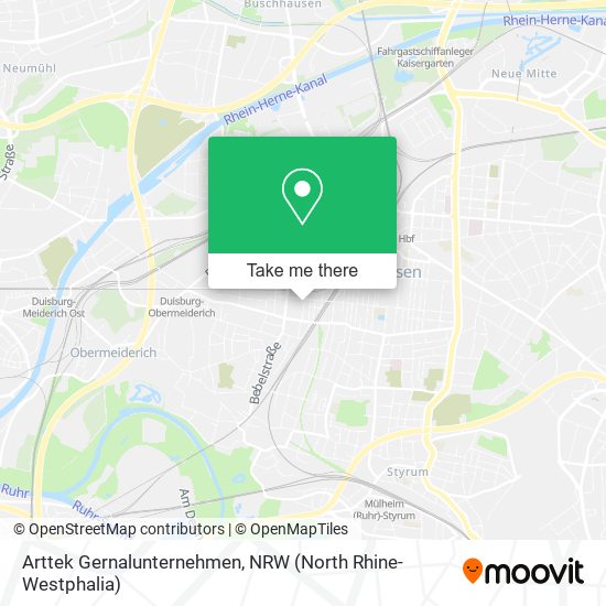 Arttek Gernalunternehmen map