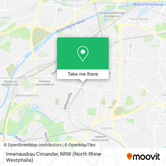 Innenausbau Cimander map