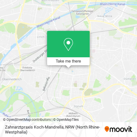 Карта Zahnarztpraxis Koch-Mandrella