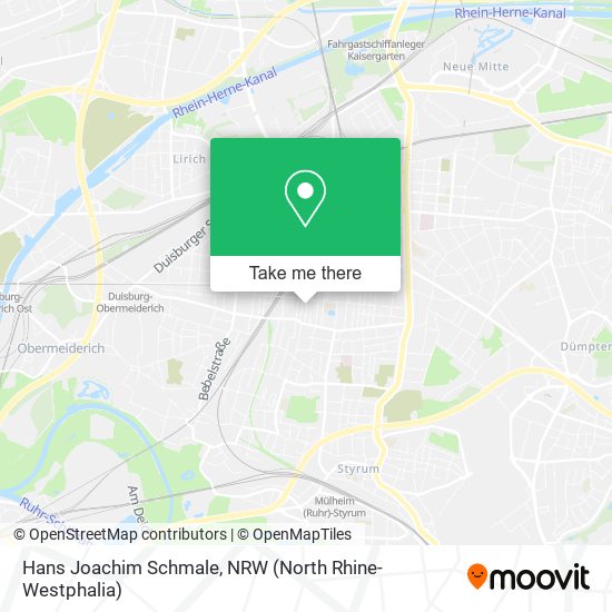 Hans Joachim Schmale map