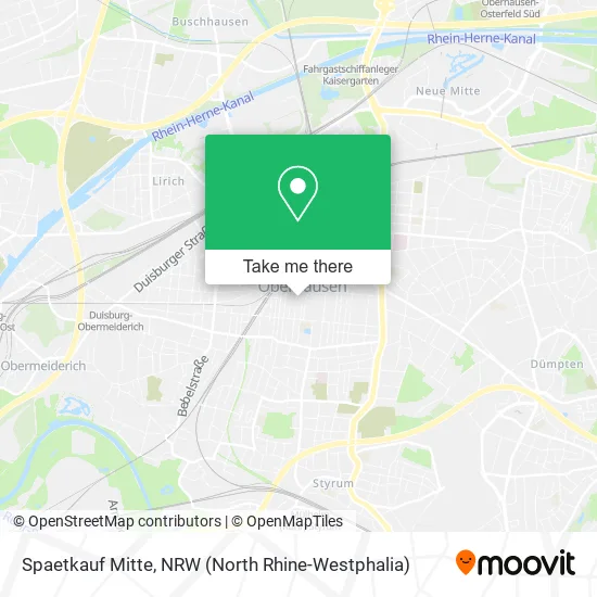 Карта Spaetkauf Mitte