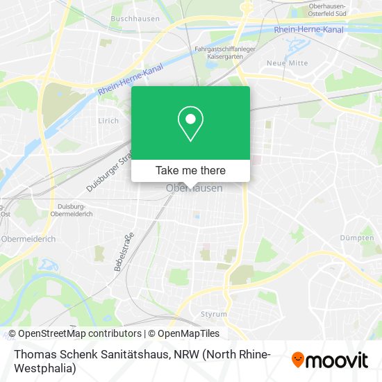 Thomas Schenk Sanitätshaus map