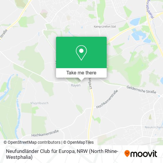 Neufundländer Club für Europa map