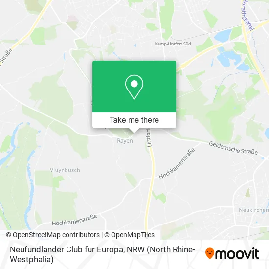 Карта Neufundländer Club für Europa