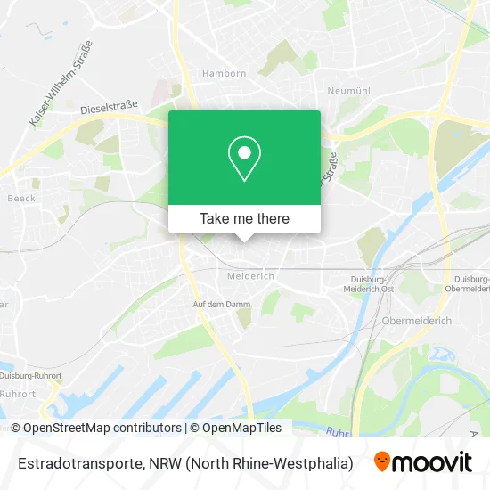 Карта Estradotransporte