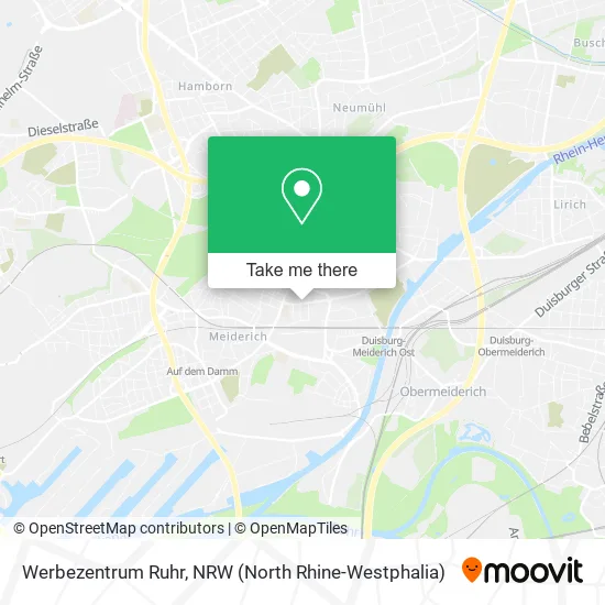 Карта Werbezentrum Ruhr