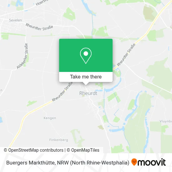 Buergers Markthütte map