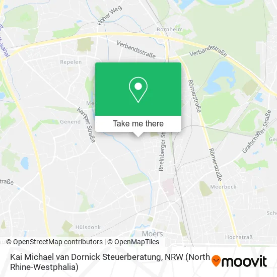 Карта Kai Michael van Dornick Steuerberatung