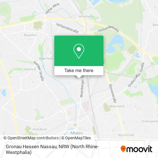 Карта Gronau Hessen Nassau