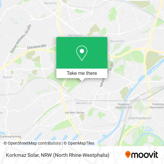 Карта Korkmaz Solar