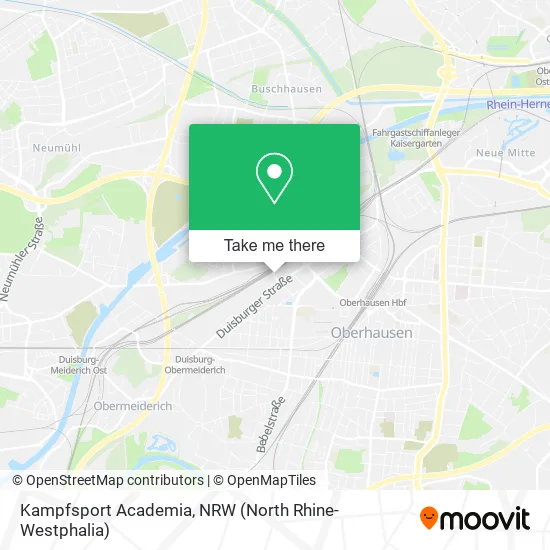 Карта Kampfsport Academia