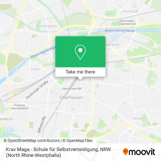 Карта Krav Maga - Schule für Selbstverteidigung