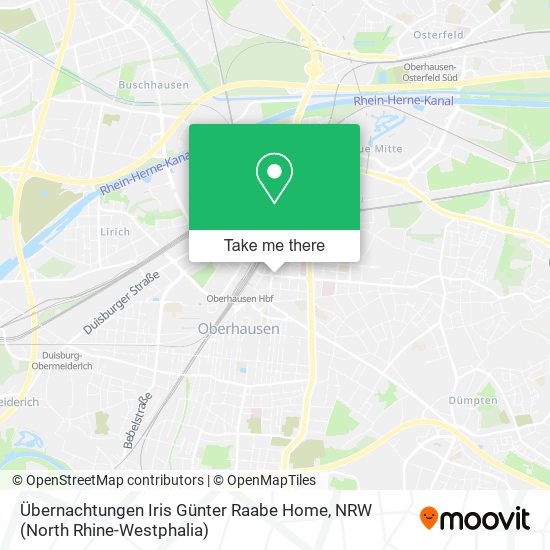 Übernachtungen Iris Günter Raabe Home map