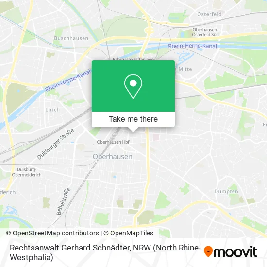Карта Rechtsanwalt Gerhard Schnädter