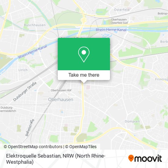 Elektroquelle Sebastian map