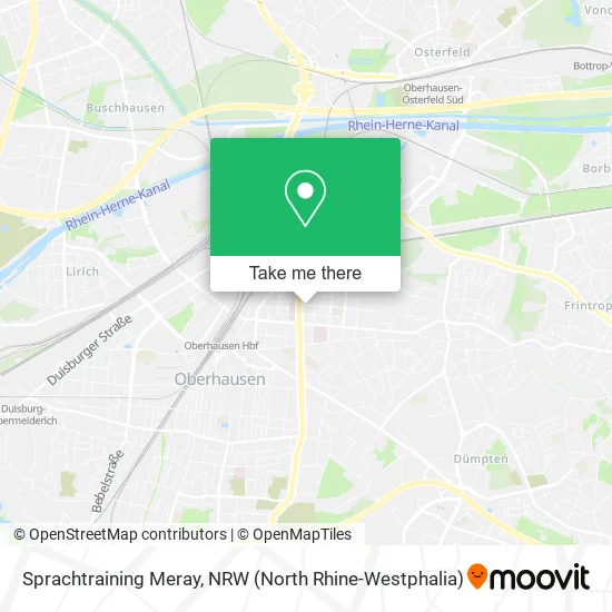 Карта Sprachtraining Meray