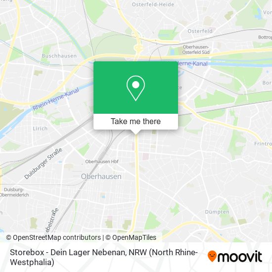 Storebox - Dein Lager Nebenan map