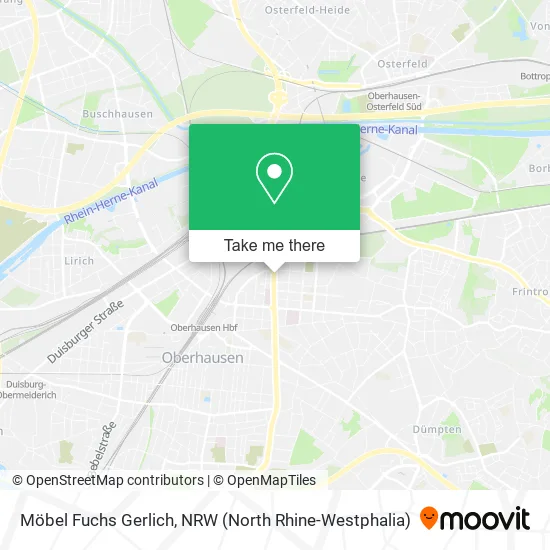 Карта Möbel Fuchs Gerlich