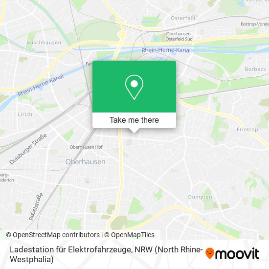 Ladestation für Elektrofahrzeuge map