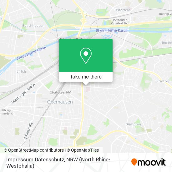 Impressum Datenschutz map