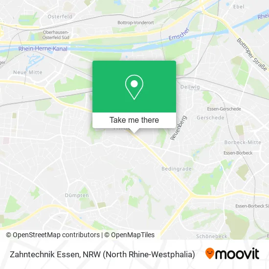 Zahntechnik Essen map