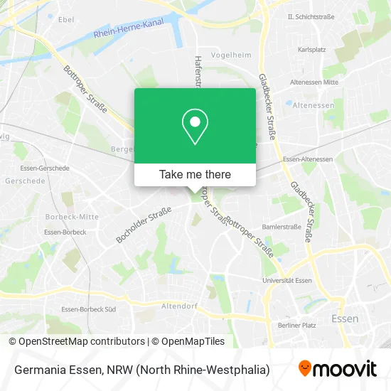 Карта Germania Essen