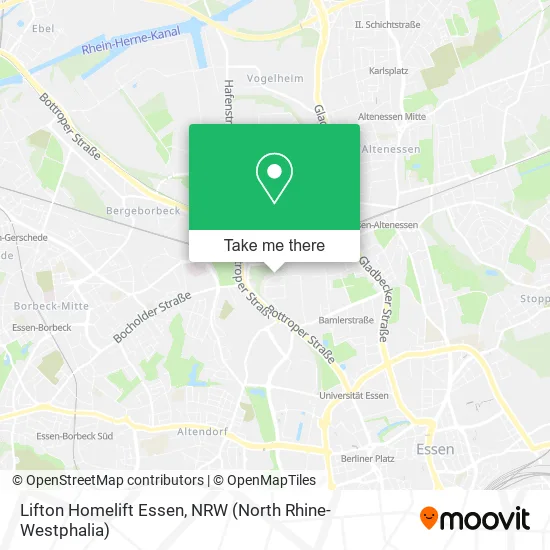 Карта Lifton Homelift Essen
