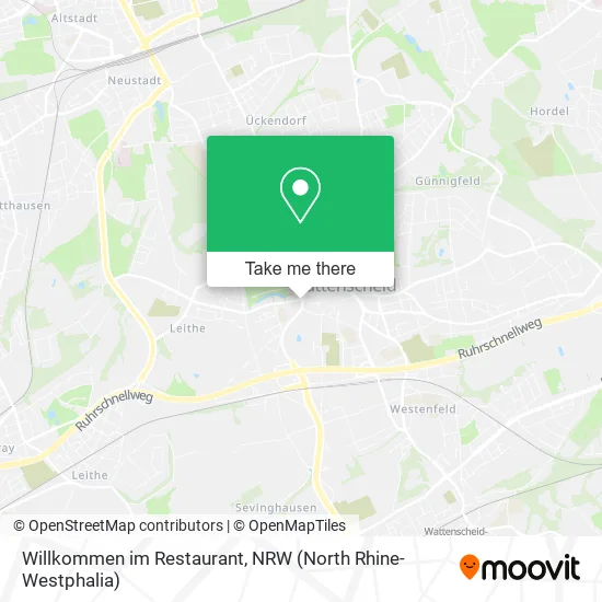 Willkommen im Restaurant map