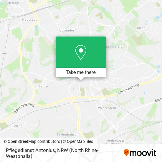 Pflegedienst Antonius map