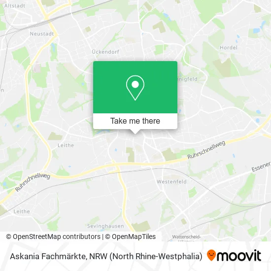 Карта Askania Fachmärkte