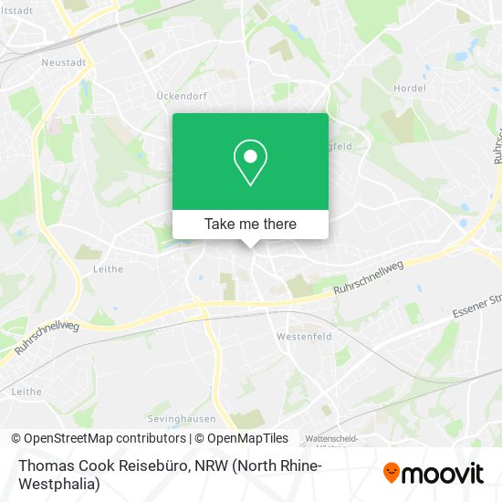Thomas Cook Reisebüro map
