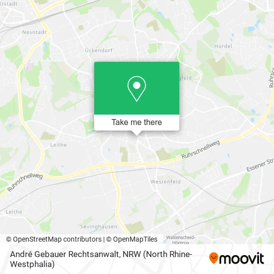 Карта André Gebauer Rechtsanwalt