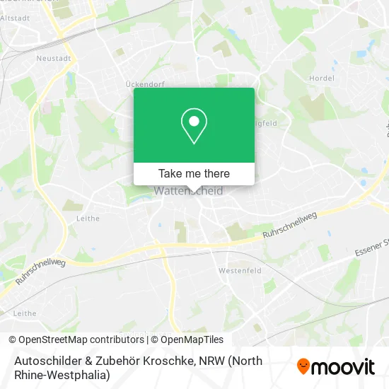 Карта Autoschilder & Zubehör Kroschke