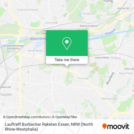 Lauftreff Borbecker Raketen Essen map