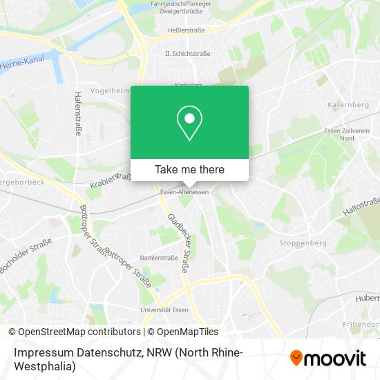 Impressum Datenschutz map