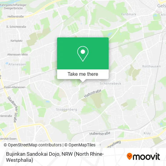 Карта Bujinkan Sandokai Dojo