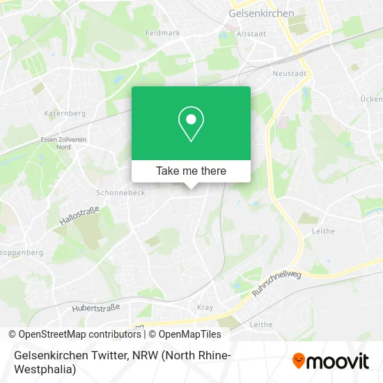 Карта Gelsenkirchen Twitter