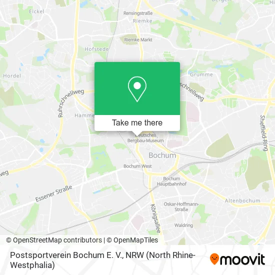 Карта Postsportverein Bochum E. V.
