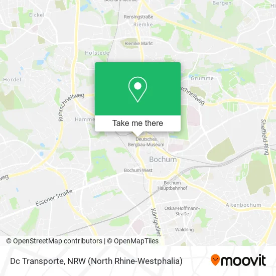 Карта Dc Transporte
