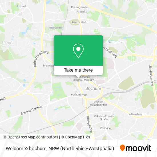Карта Welcome2bochum