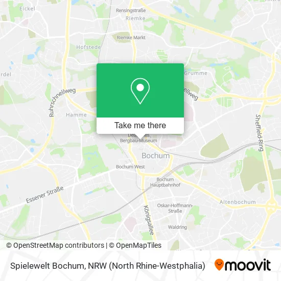 Карта Spielewelt Bochum