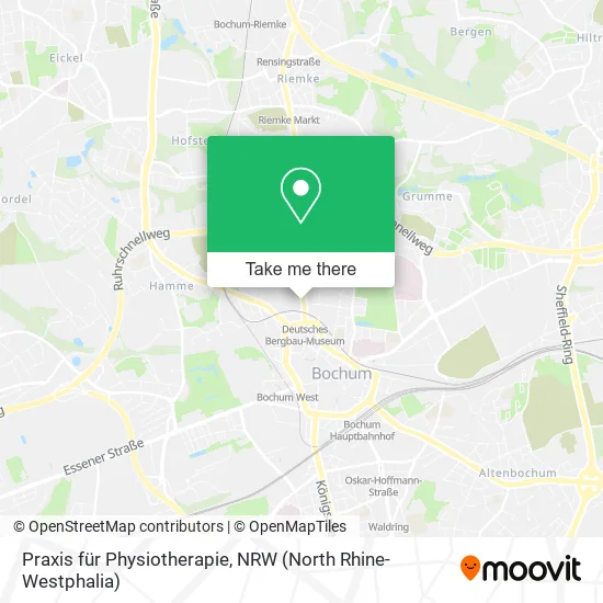 Карта Praxis für Physiotherapie