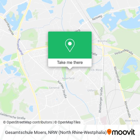 Карта Gesamtschule Moers